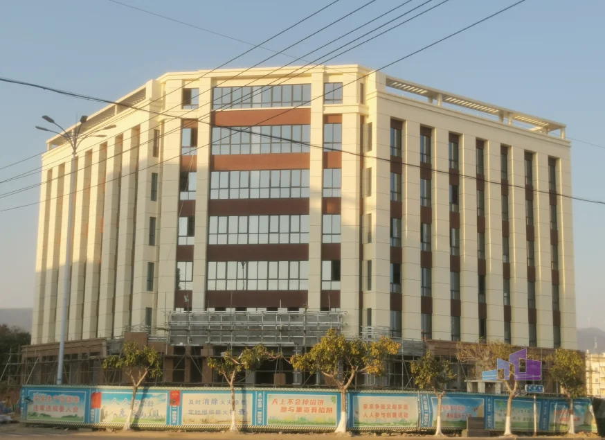 莆田大型建筑外墙仿石漆涂装精品案例