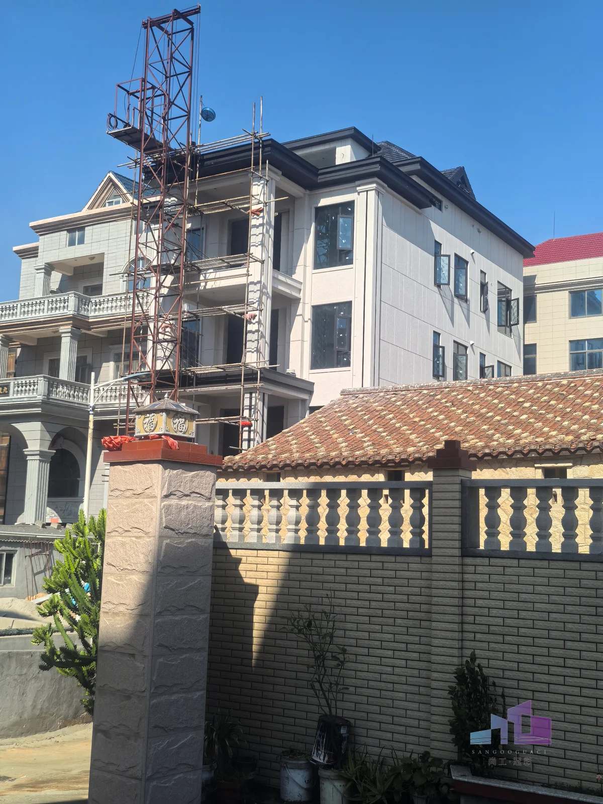 莆田自建别墅外墙装修案例：尚工乡墅出品