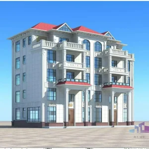 法式经典风格乡村别墅外墙装饰效果