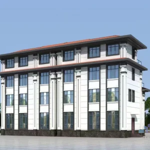 福建现代风格多户式农村自建房方案