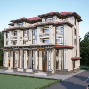 福建莆田别墅外墙翻新及装饰工程